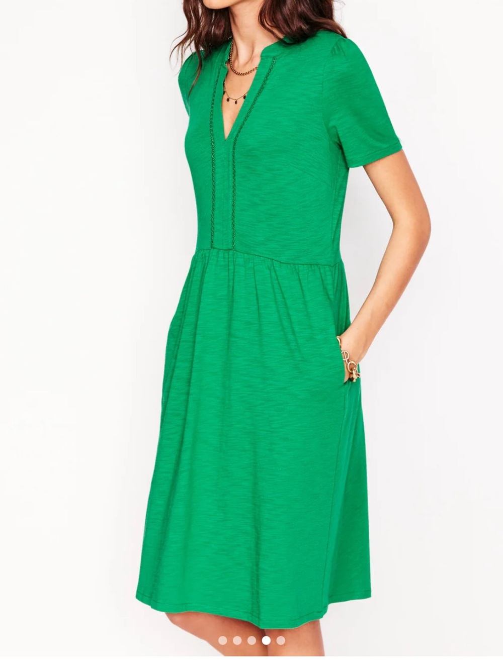 BODEN Naomi Short Jersey Dress